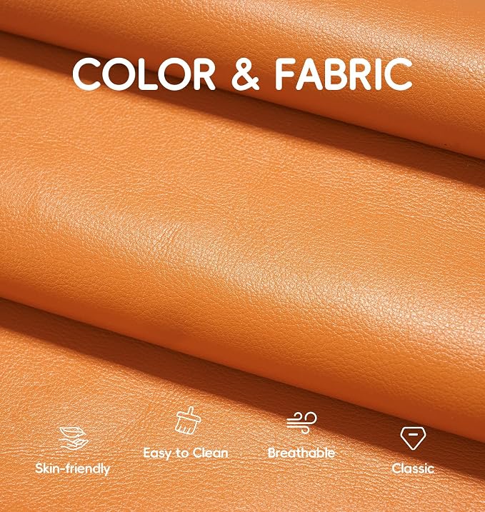 Hobestluk Small Bean Bag Chair Waterproof Leather Beanbag Lazy Floor Sofa Bean - Image 7