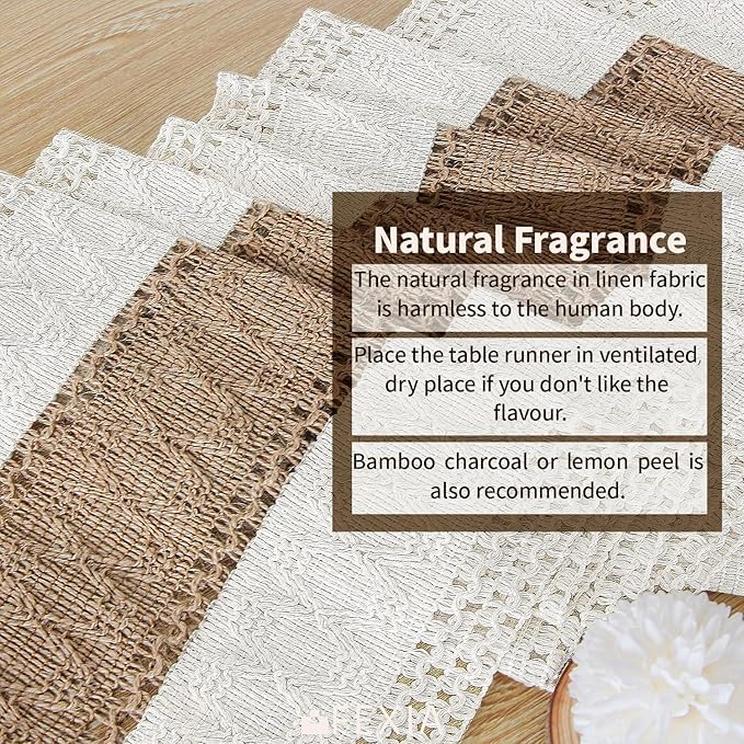 FEXIA Boho Table Runner for Summer Home Coffee Decor - Image 4