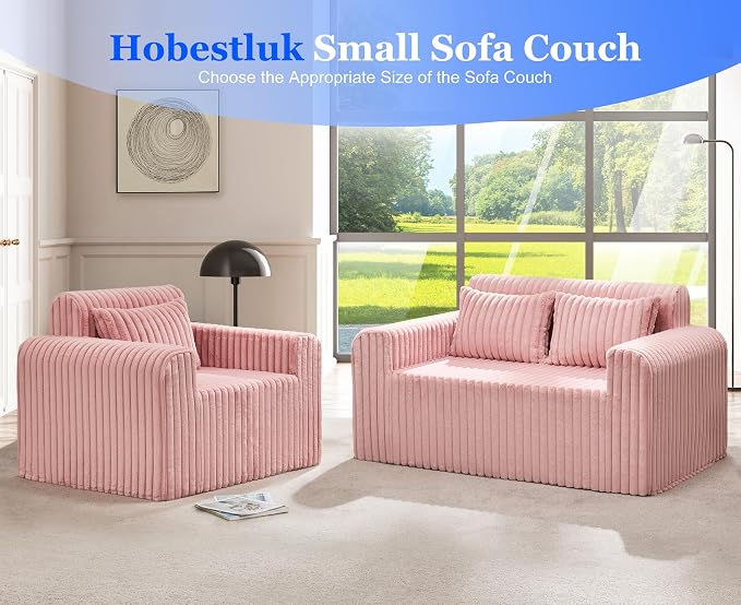 Hobestluk Single Sofa Foam Couch Sofa - Image 7