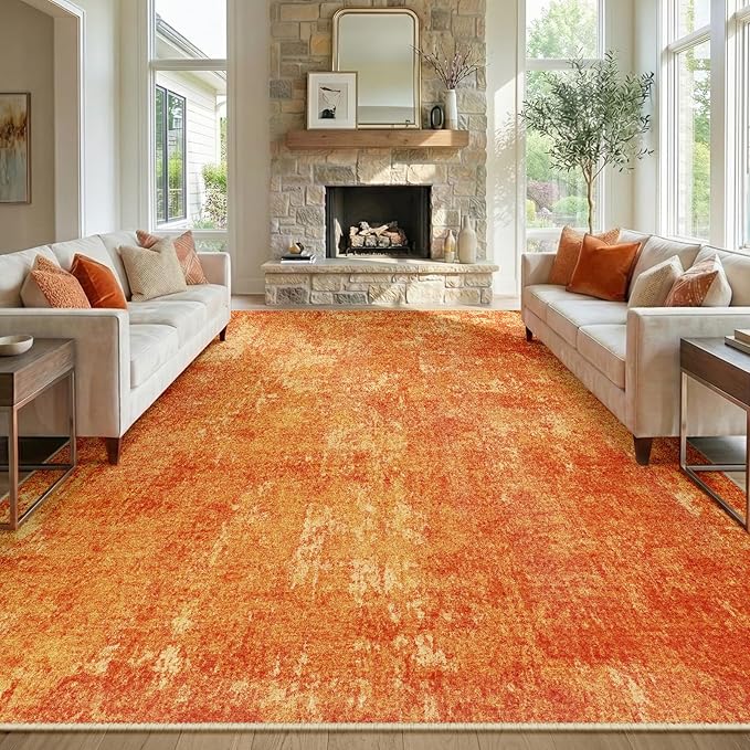 RELEANY Washable Area Rugs 5'x7' Non-Slip Modern Abstract Soft - Image 9