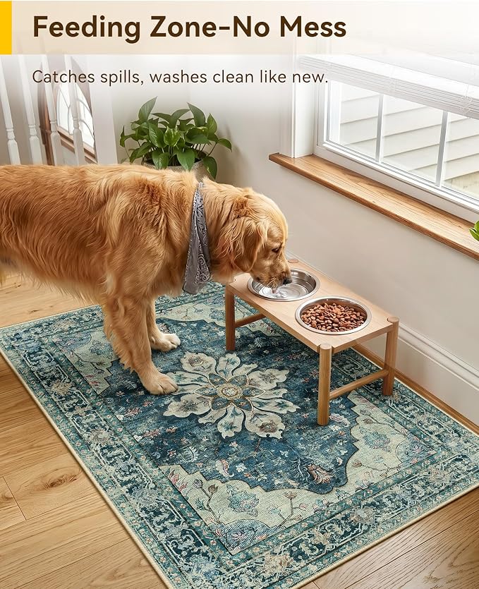 RELEANY Area Rugs 2'x3' Kitchen Rugs Entry Rug Small Rugs - Image 3