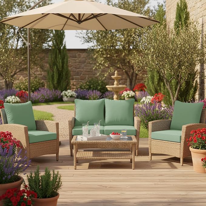 Summsun Waterproof Outdoor Patio Cushions - Image 8