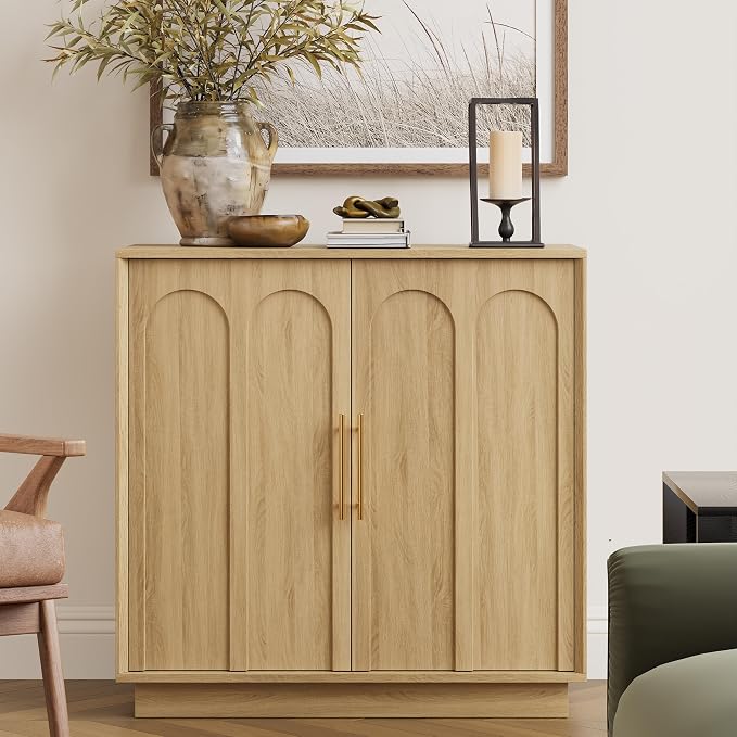 FORTUNETEC Sideboard Buffet Cabinet by FORTUNETEC