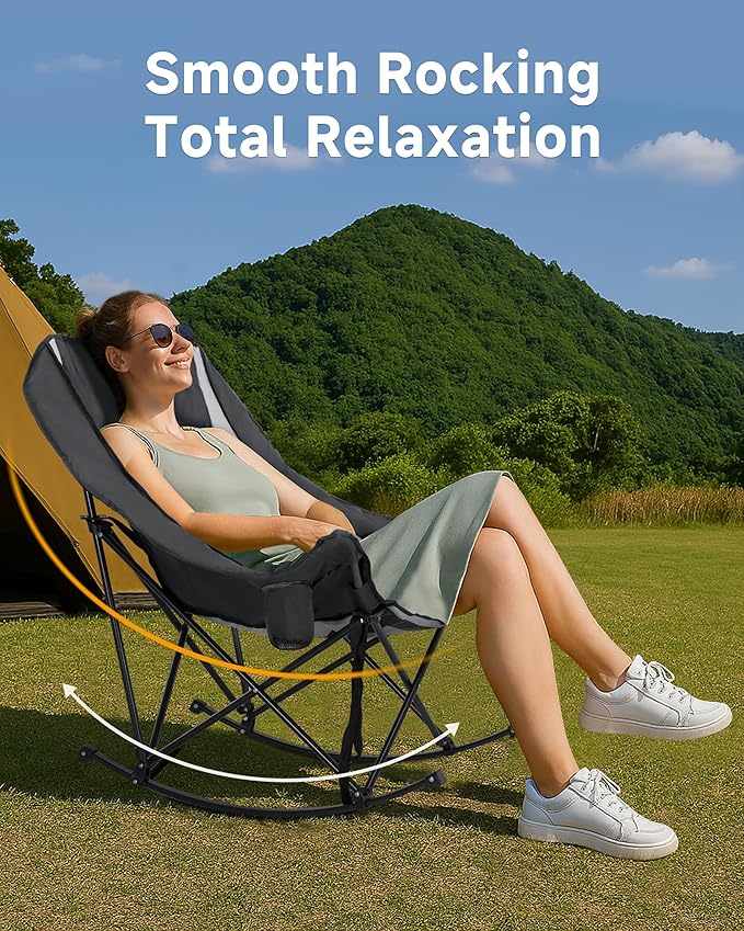 Slsy Oversized Rocking Camping Chair - Image 3