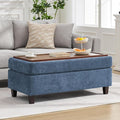 45 Inch Large Storage Ottoman Bench by WUTUTUEE