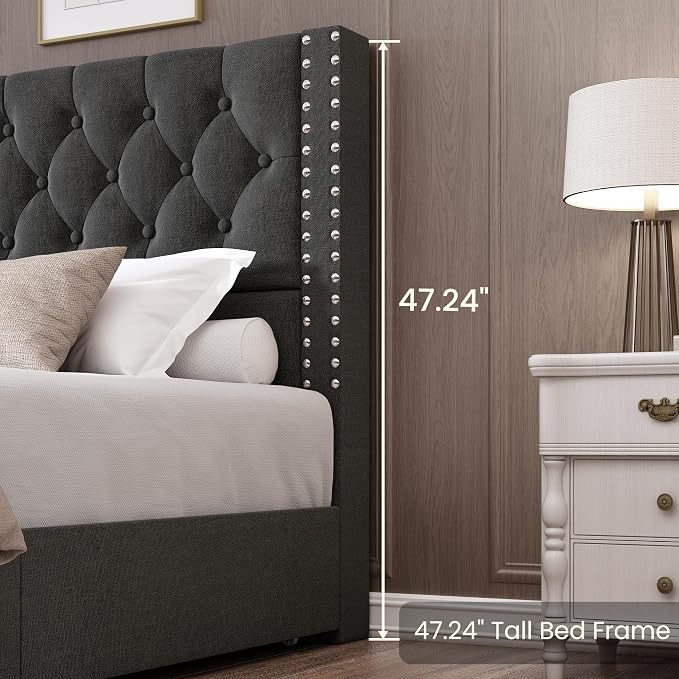 LARMACE King Size Bed Frame - Image 9