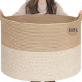 INDRESSME 115L Extra Large Woven Baskets by INDRESSME