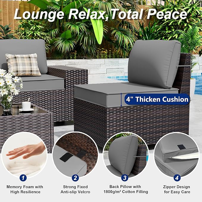 Outdoor Patio Furniture Set - Image 5