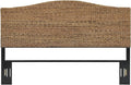 Crosley Furniture Serena Handwoven Natural Fiber Rattan Bed Headboard, Banana by CrosleyFurniture