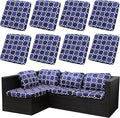 Outdoor Cushion Covers Set, Replacement by SUKAIKEQA