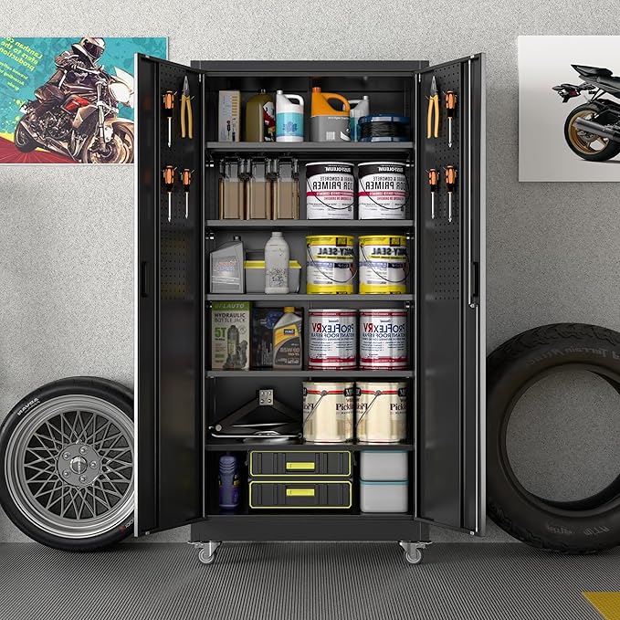 SUXXAN Heavy Duty Metal Storage Cabinet - Image 2