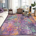 RELEANY Washable Area Rugs 5'x7' Non-Slip Modern Abstract Soft by RELEANY