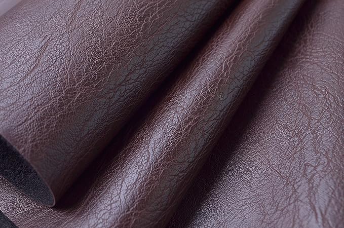 Wento Thick 3 Yard Faux Leather Fabric Soft Skin Grain PU Leather - Image 2