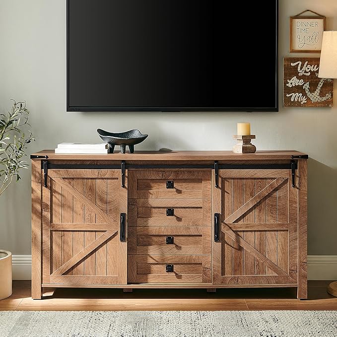 T4TREAM Farmhouse Sideboard Buffet Cabinet - Image 7