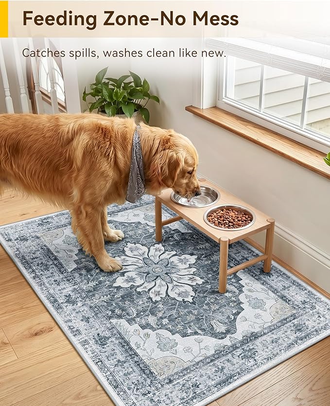 RELEANY Area Rugs 2'x3' Kitchen Rugs Entry Rug Small Rugs - Image 4