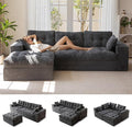 MAXYOYO 104" L Shaped Modular Sectional Sofa by MAXYOYO