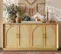 FORTUNETEC 63" Sideboard Buffet Cabinet by FORTUNETEC