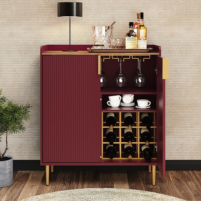 ARTPOWER Coffee Bar Cabinet by PowerofArtBetterforLife