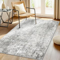 RELEANY Washable Area Rugs 3'x5' Non-Slip Modern Abstract Soft by RELEANY