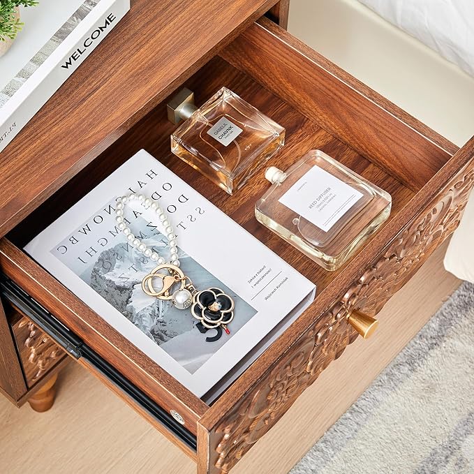 Nightstand, Farmhouse Bedside Table - Image 6