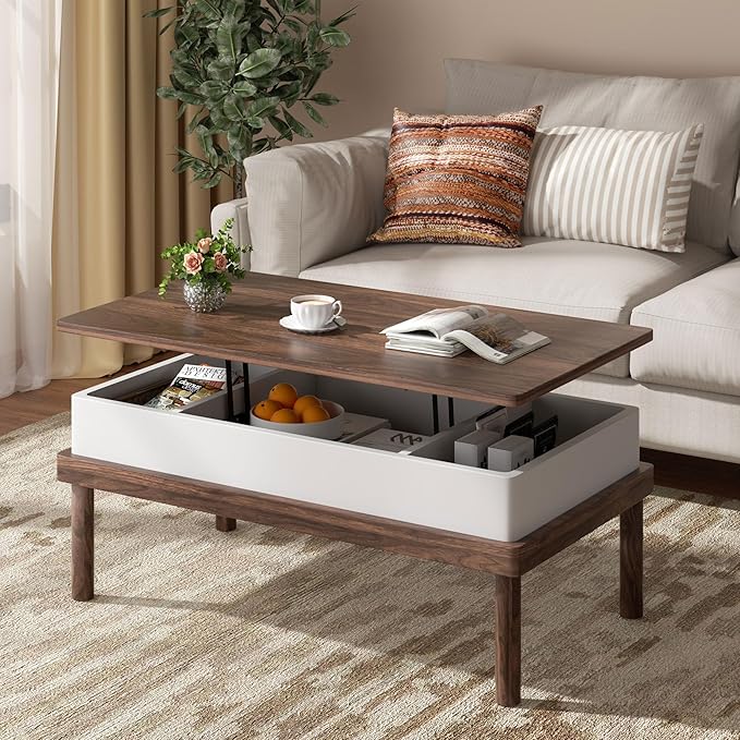 Shintenchi Coffee Table, Lift Top Coffee Table - Image 2