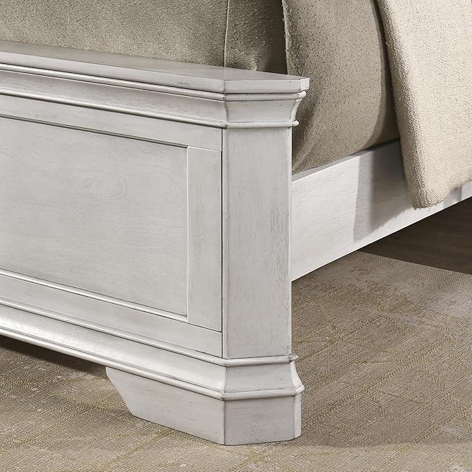 Roundhill Furniture Maderne Wood Panel Bed - Image 7