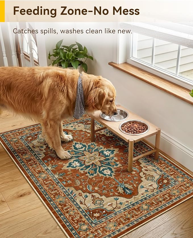 RELEANY Area Rugs 2'x3' Kitchen Rugs Entry Rug Small Rugs - Image 2