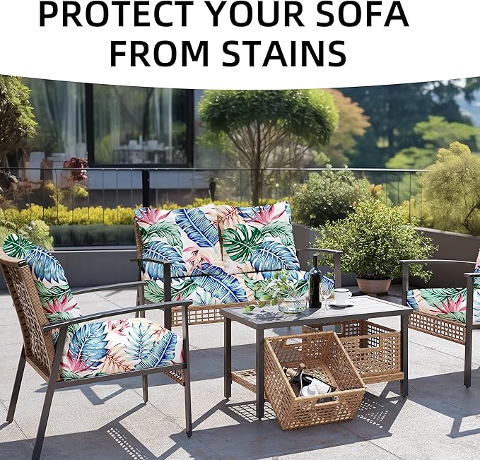 Outdoor Cushion Covers Set, Replacement - Image 4