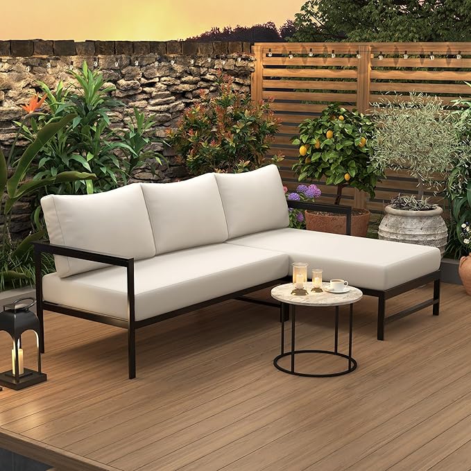 VilroCaz Outdoor L-Shaped Sectional Sofa by VilroCaz