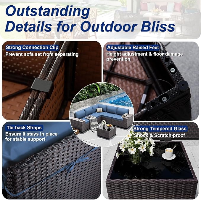 Outdoor Patio Furniture Set - Image 7