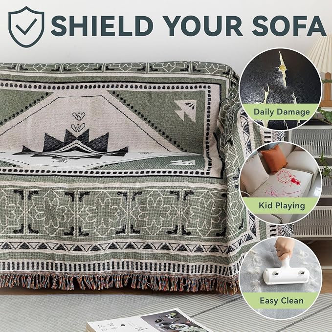 VClife Boho Sofa Cover XXL Couch Cover - Image 7