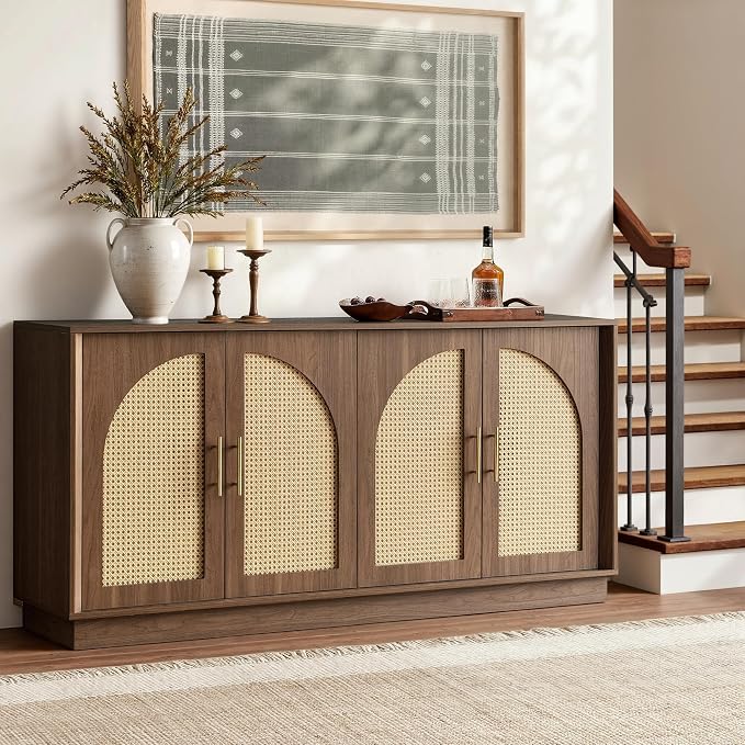 FORTUNETEC 63" Sideboard Buffet Cabinet - Image 8