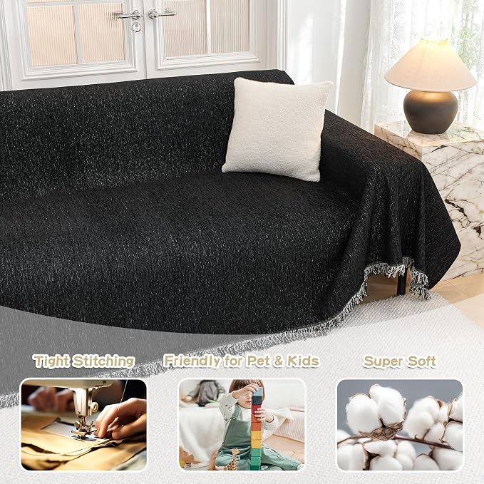 MYSKY HOME Oversized Couch Cover Sofa Covers Couch Covers - Image 2