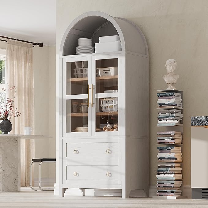 71" Arched Storage Cabinets - Image 5