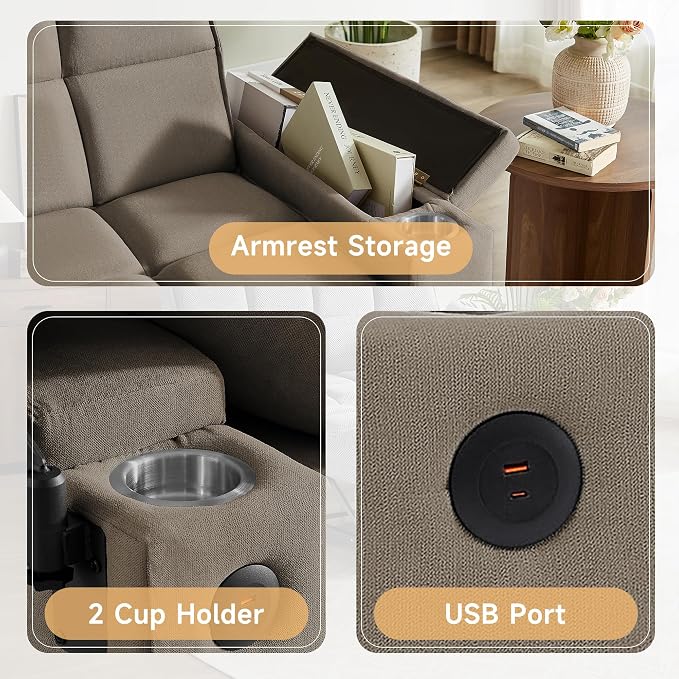 hansones ​66" Multi-Functional Pull-Out Sofa Bed - Image 4