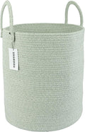 XUANGUO Cotton Rope Laundry Basket Hamper by XUANGUO
