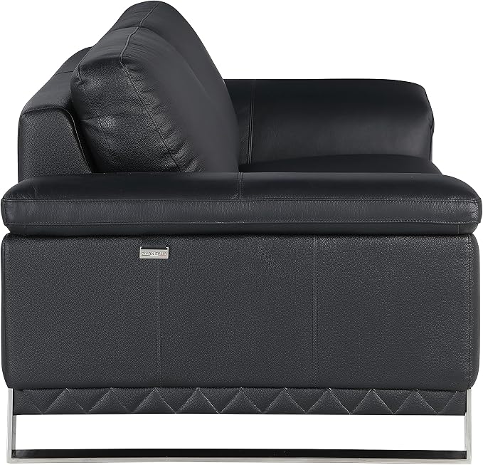 Blackjack Furniture Weston Collection Genuine Italian Leather Living Room Chair - Image 9