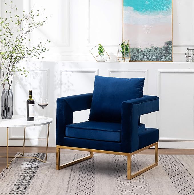 Roundhill Furniture Lenola Upholstered Accent Arm Chair by RoundhillFurniture