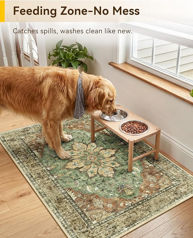 RELEANY Area Rugs 2'x3' Kitchen Rugs Entry Rug Small Rugs - Image 3