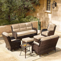 HILLGA 7-Piece Luxury Patio Furniture Set by HILLGA