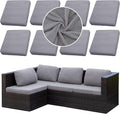 Outdoor Cushion Covers Set, Replacement by SUKAIKEQA