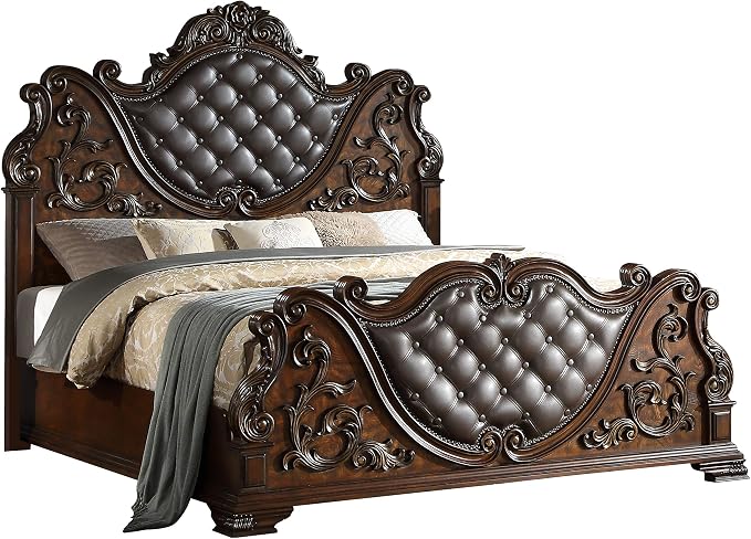 First of a Kind Santa Monica Traditional 5 Piece King Bedroom Set - Image 2