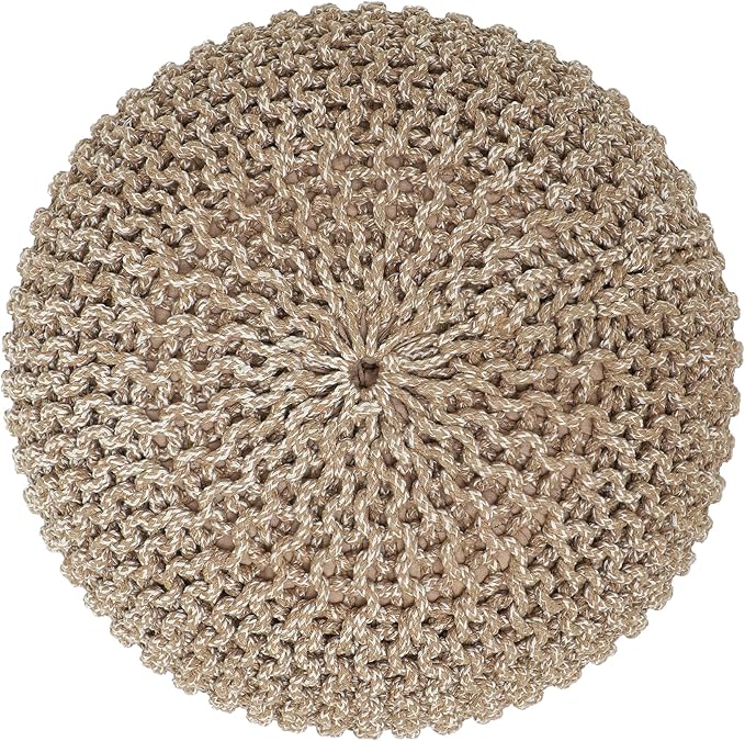 REDEARTH Round Pouf Ottoman - Image 5