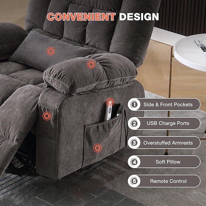 MAHOMICO Power Lift Recliner Chair - Image 7