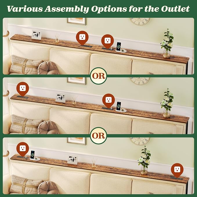 SUPERJARE 51.2 Inch Sofa Table - Image 6