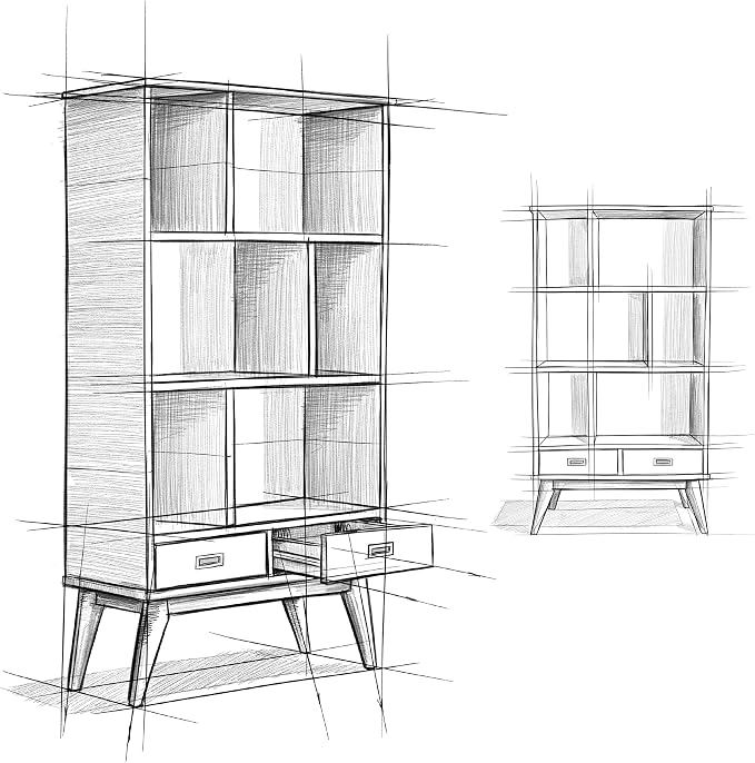 SIMPLIHOME Draper Bookcase - Image 9