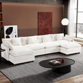 Ihanherry 146" U-Shaped Modern Sofa Modular Sectional Cloud Couch by iHanHerry