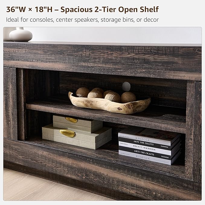 OKD Modern 70" TV Stand, Entertainment Center - Image 5