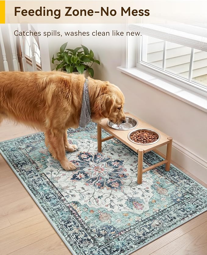 RELEANY Area Rugs 2'x3' Kitchen Rugs Entry Rug Small Rugs - Image 4