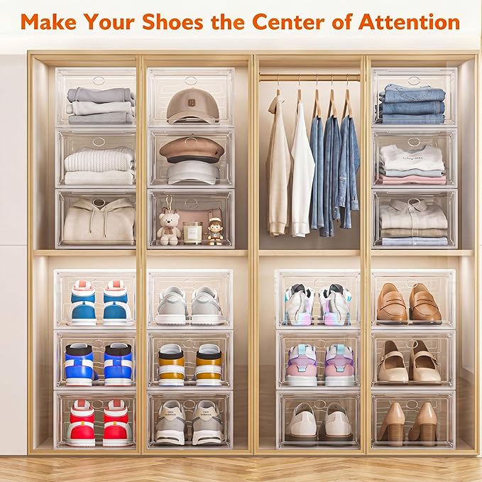 7 code Shoe Organizer, Collapsible Closet Storage Rack - Image 7